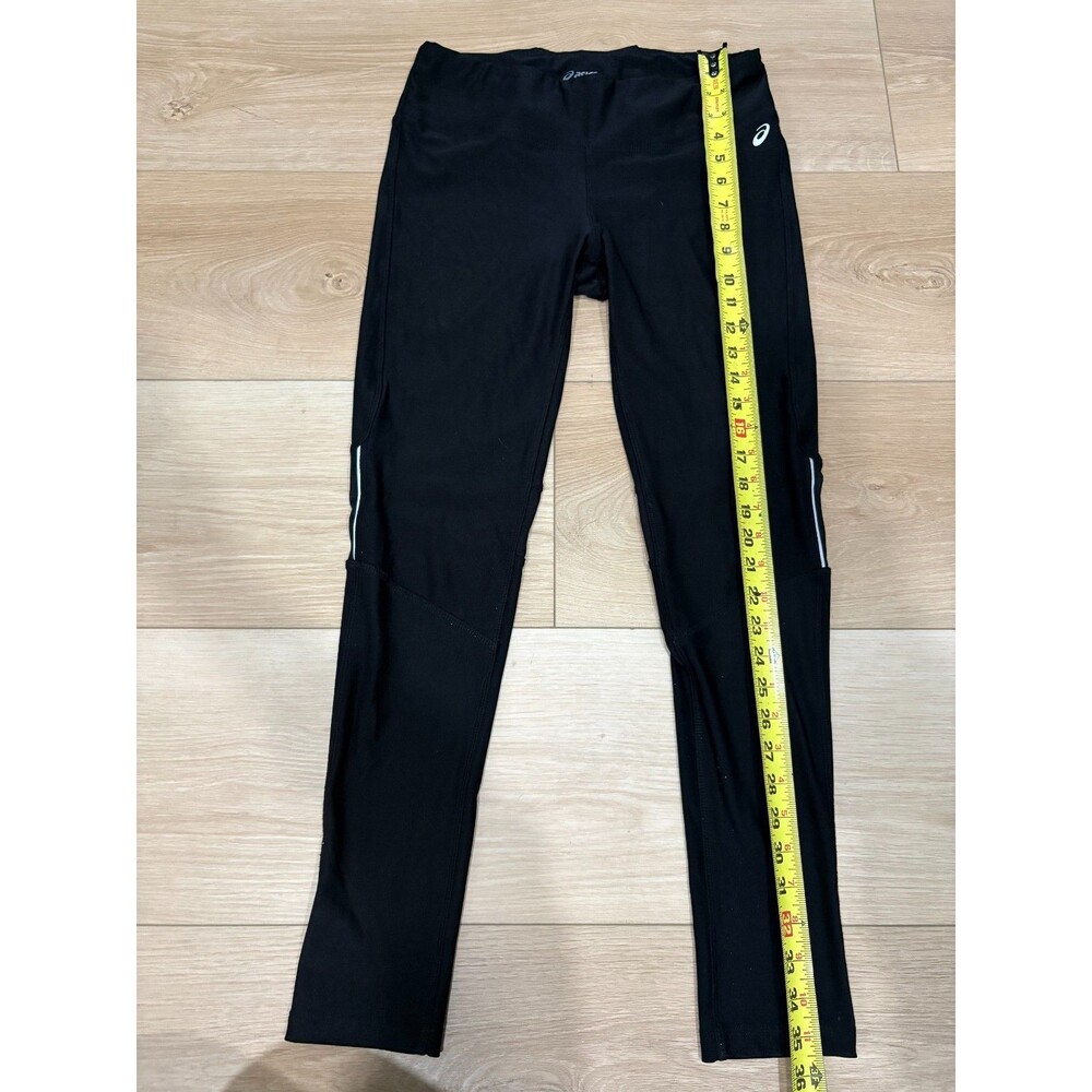 ASICS Women's Black Running  Leggings Size M Athletic Mesh Workout